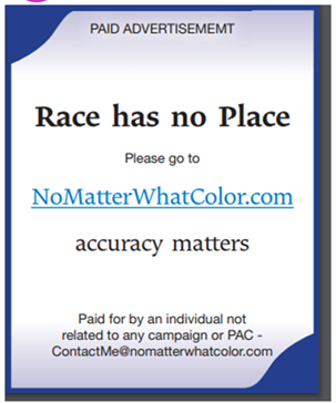 Race has no place